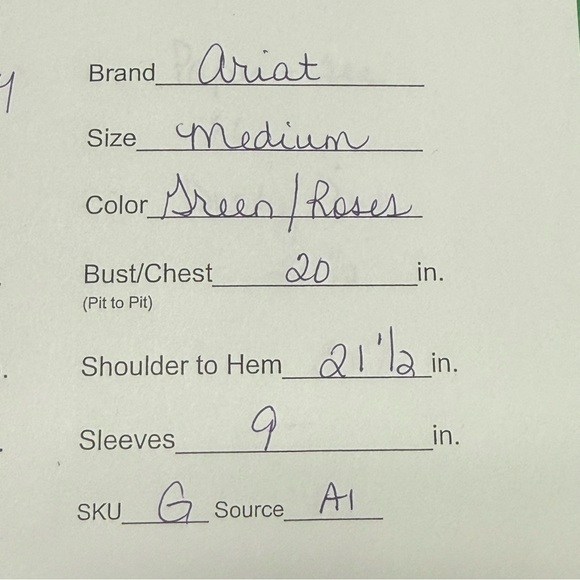 Ariat Floral Camo Tie Front V Neck Top Western Boho Blouse - Picture 8 of 8